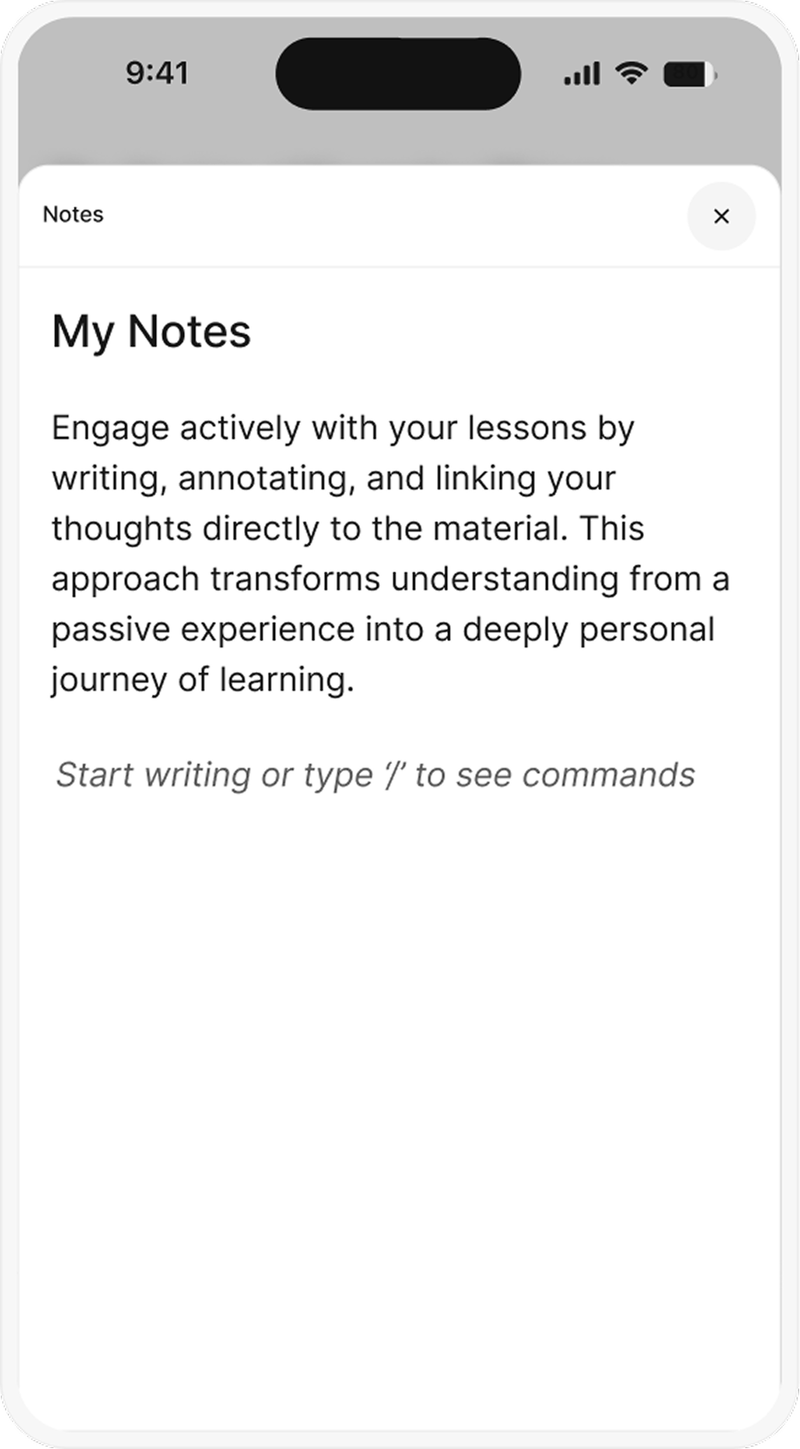 Notes